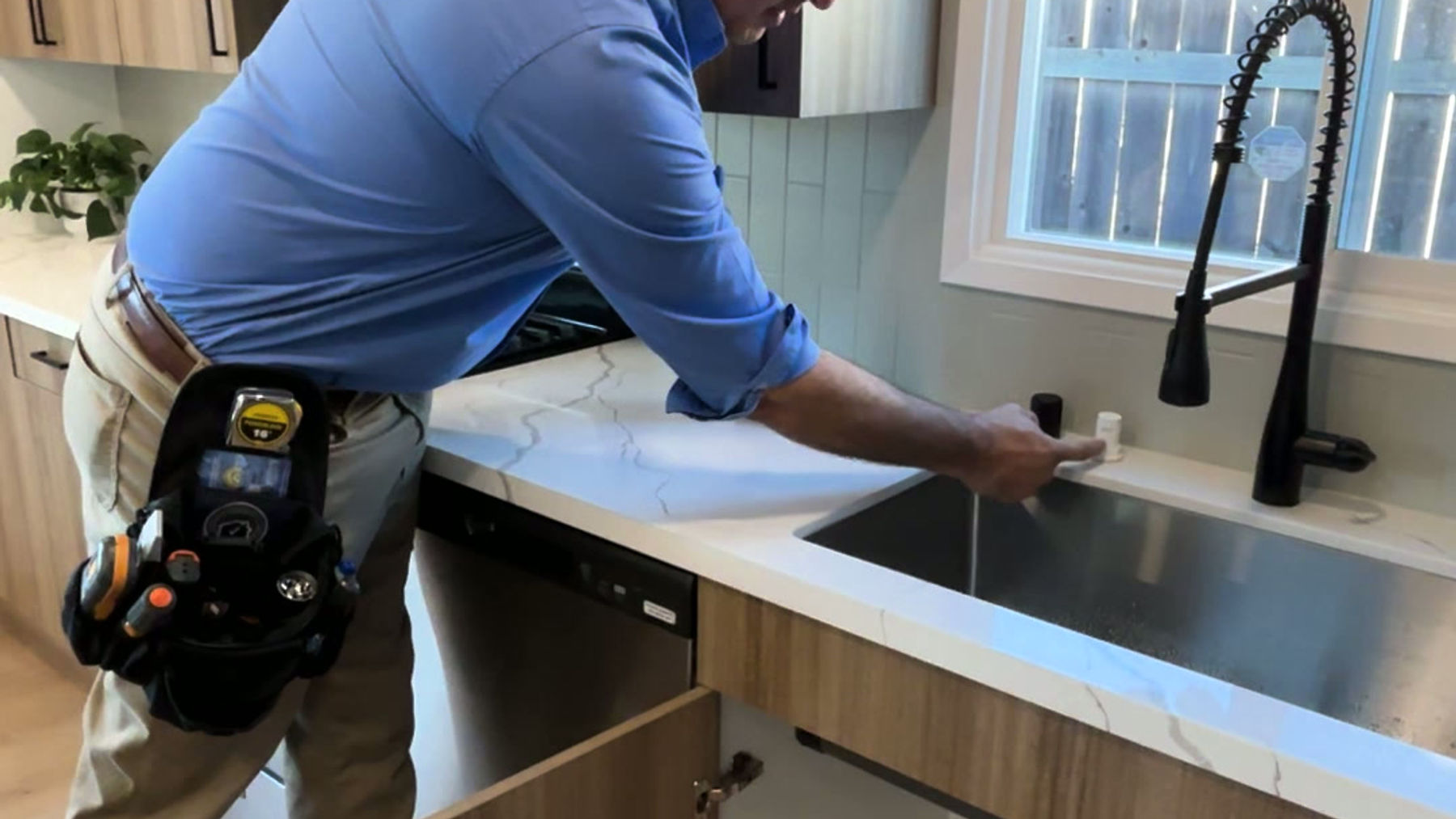 Dishwasher & sink inspection